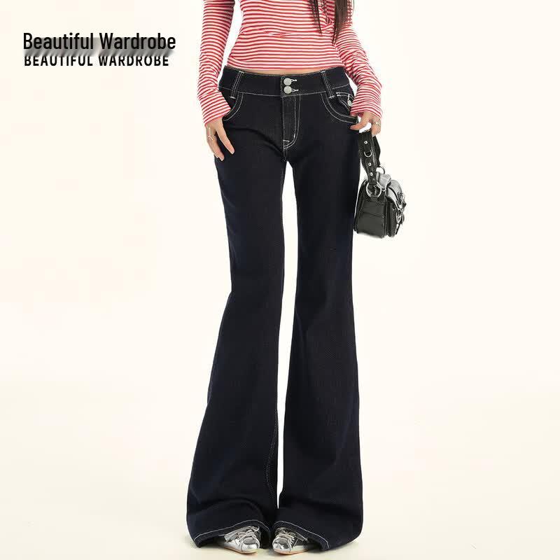 Beautiful Wardrobe Women s Low-Rise Slight Flare Jeans XL