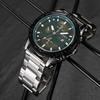 Fashion Business Function Quartz Men'S Watch Calendar Men'S Steel Strap Watch