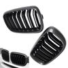 2 Stück Kohlefaser Frontstoßstangengitter Renngrill für BMW 2015-2018 X5M F85 X6M F86 14-18 X5 F15 X6 F16 51117294485 51712334710
