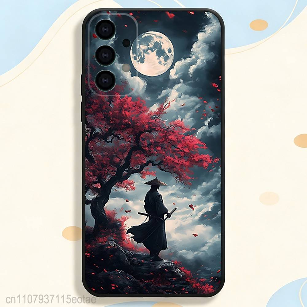 

Japanese Bushido S-Samurai Phone Case for Samsung S series s21 s22 s23 s24 s25 S26 FE Plus Ultra TPU Soft to Skin-friendly case SamsungS24plus