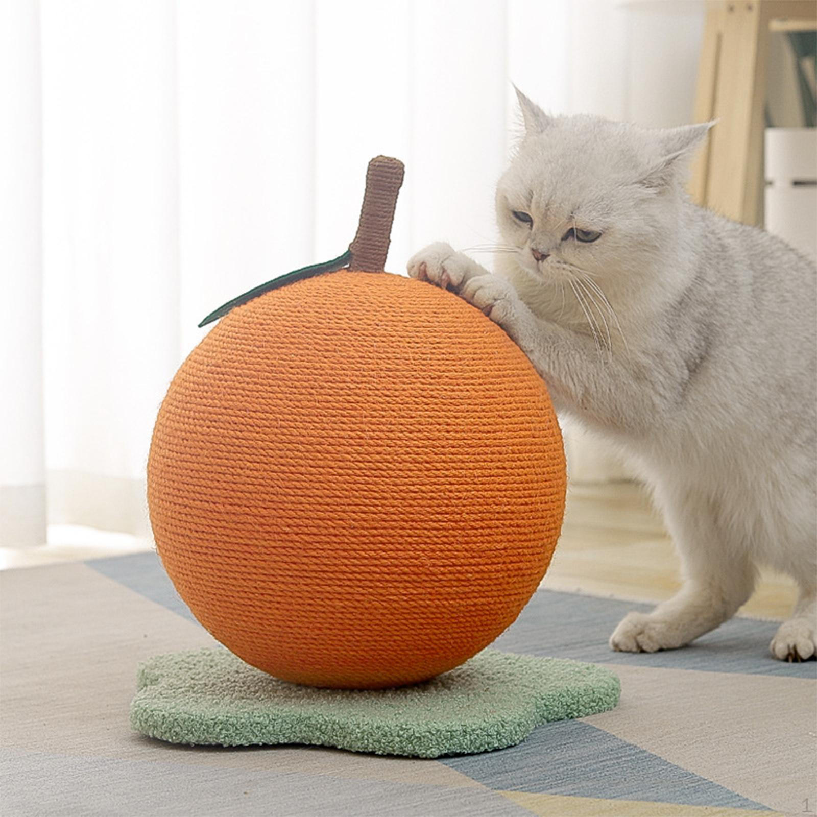 Cat Scratcher Toy Ball, Sisal post for scratching,for Cats & Kittens, Interactive