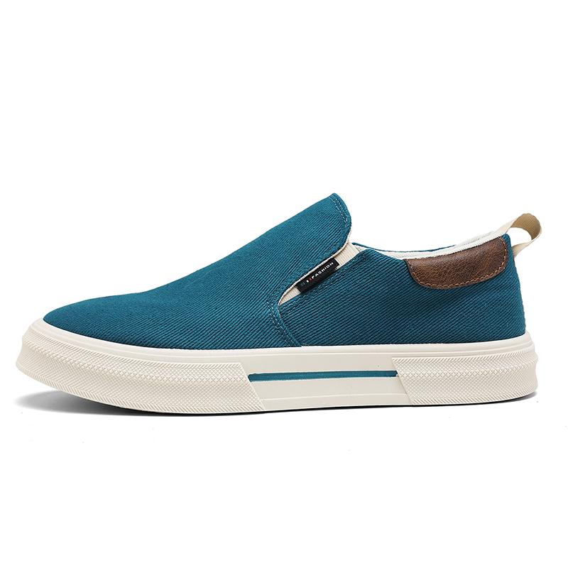 New Men Casual Shoes Male Sneaker Canvas Boys Fashion Slip-on Vulcanized Flats Non-Leather Casual Shoes Men Zapatos Hombres