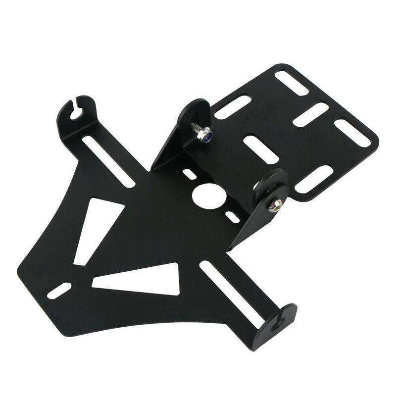 Motorcycle License Plate Mount Bracket Tail Rear Light Bracket Holder for ATV Dirt Bike Motorcycle Sport Street Bikes