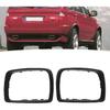 2PCS Car Rearview Mirror Frame Left Right Fit for X5 E53 2000 to 2007, OE: Left: 51168254903 Right: 51168254904, car cover