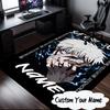 Custom Name Powerful Anime Jujutsu Carpet, Chair Rug,Area Rug for Office Bedroom living rooms bedroom, Doormat decor Christmas fan gifts