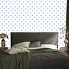 Hearts Wallpaper White and Azure 50x1000