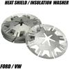 10/20pcs Undertray Exhaust Heat Shield Metal Spring Washer Nut Insulating Metal Clamp Fixing Clip Car Parts Camper Accessories