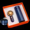 Summer Cooling Gift Set: Portable Mini Fan & Smart Insulated Mug