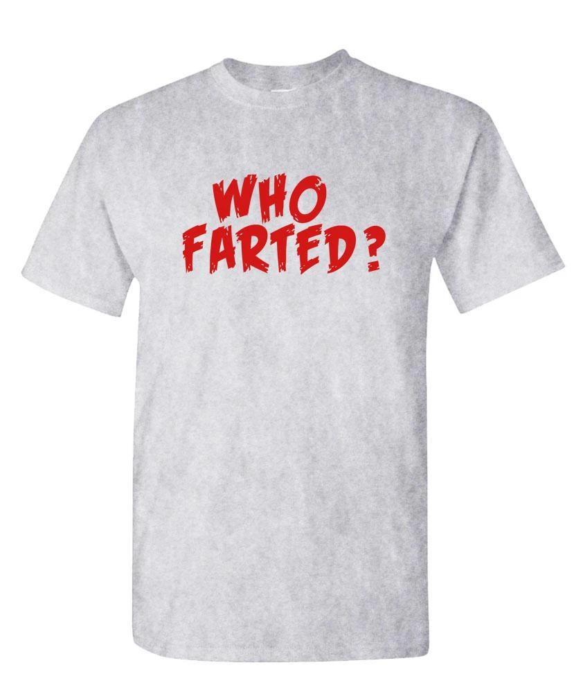 WHO FARTED - Unisex Cotton T-Shirt Tee Shirt M