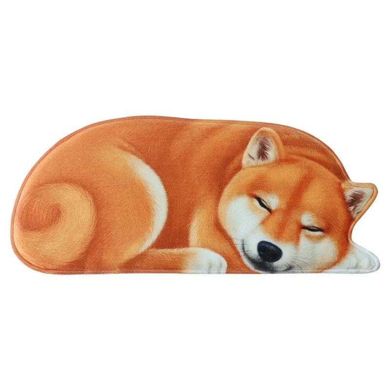 Floor Mats, Non-slip Mats, Entrance Door Bathroom Absorbent Toilet 3D Puppy Animal Bedroom Bedside Blanket Living Room