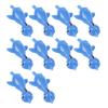 10Pcs Flying Chicken Catapult Rubber Chicken Finger Catapult Stretchy Chicken Shooter for Kids Indoor Outdoor