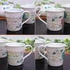 Waza no Kura Stylish Mug Pair Set Kutani Ware Hanahana Pottery Luxury Brand Tableware Made in Japan