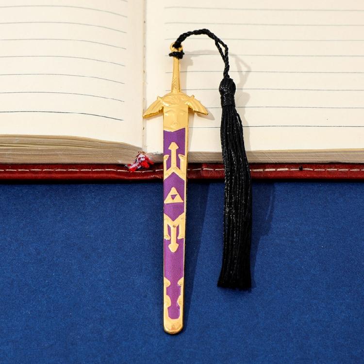 Swords Design Alloy Bookmarks With Decorative Tassels Martial Arts Inspired Metal Lightweight Book Marker