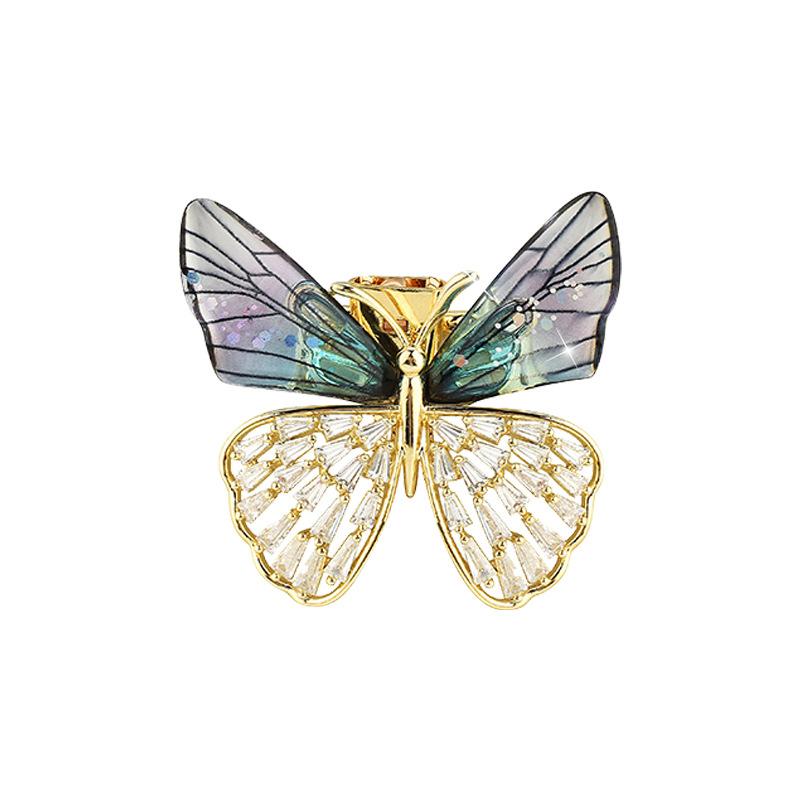 Splicing Butterfly High-End Corsage Femininity Clothes Versatile Accessories Brooch Autumn And Winter