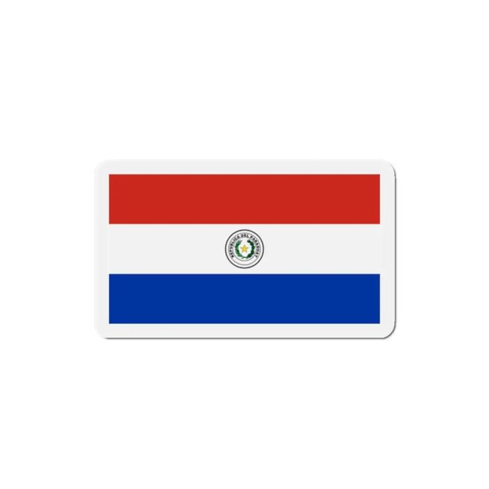 Aimant Drapeau Paraguay - Multicolore - 8 cm - 50 pièces - Résine synthétique - Mixte
