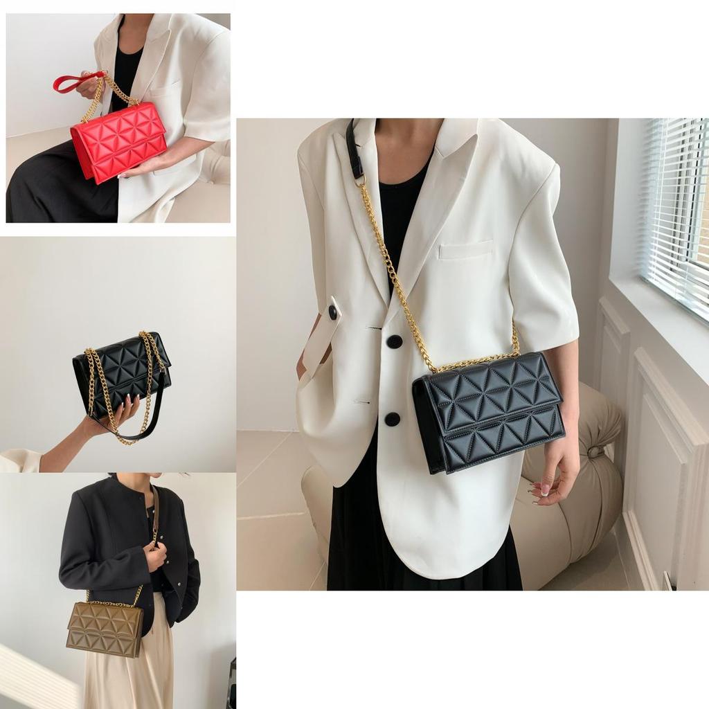 Chic Urban Style Mini Crossbody Bag For Women With Quilted Stitching In Trendy Colors