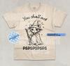 You Shall Not Psps T-Shirt Funny Wizard Cat Gatos Cat Lover Meme Graphic Shirt