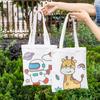 DIY Graffiti Canvas Tote Bag - Kids' Coloring Gift