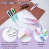 4Pcs Leather Sewing Awl Kit with Threader for Hand Stitching Repair Embroidery DIY Craft Shoe Bag Making Beginner Tool