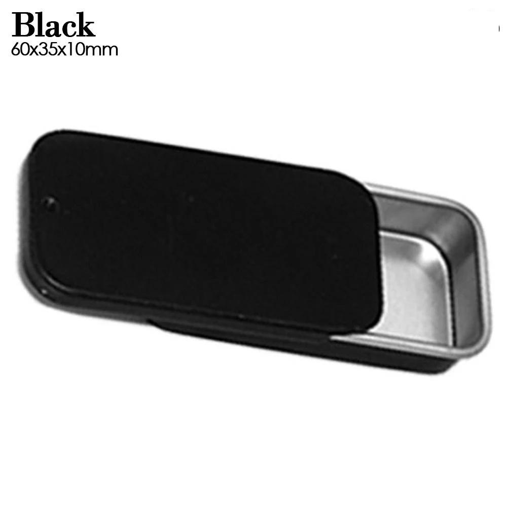 1 Stück Metall Rechteckig Leer Mini Blechdose Weißblech Schieben Süßigkeiten Pillendosen Behälter Glas mit Scharnier Kleine Organizer Aufbewahrungsbox