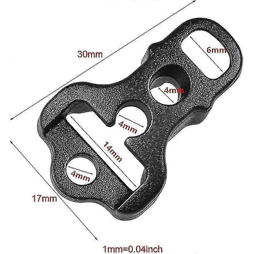 20pcs Camping Awning Tent Guyline Runner Guy Lines Stopper Cord Rope Tightener Tensioner Tent Hook Tent Hooks Plastic - Pjun