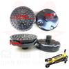 2.5Tons 3 Tons Horizontal Jack Accessories 3T Horizontal Hydraulic Jack Rubber Pad Universal Wheel Pallet Front Wheel