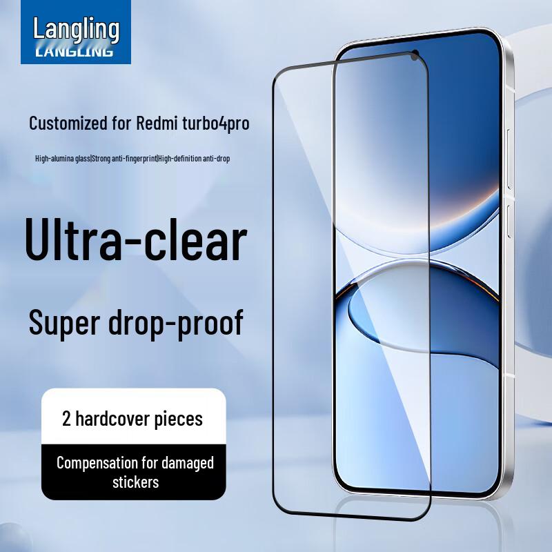 Langling Tempered Glass Screen & Lens Protectors for Redmi/Xiaomi Phones