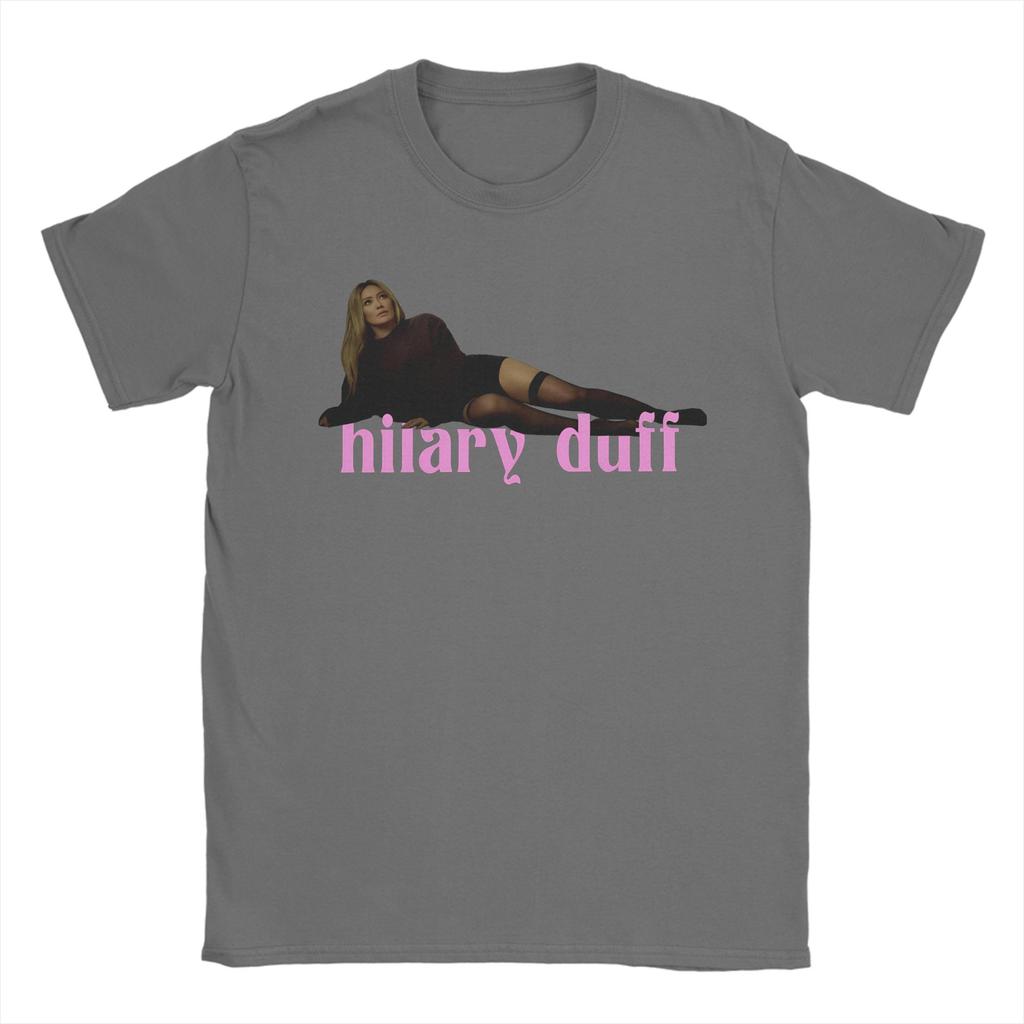 Hilary Duff The Girl Has Luck Unisex T Shirt Novelty Tee Shirt Short Sleeve Crewneck TShirts Pure Cotton New Arrival Tops