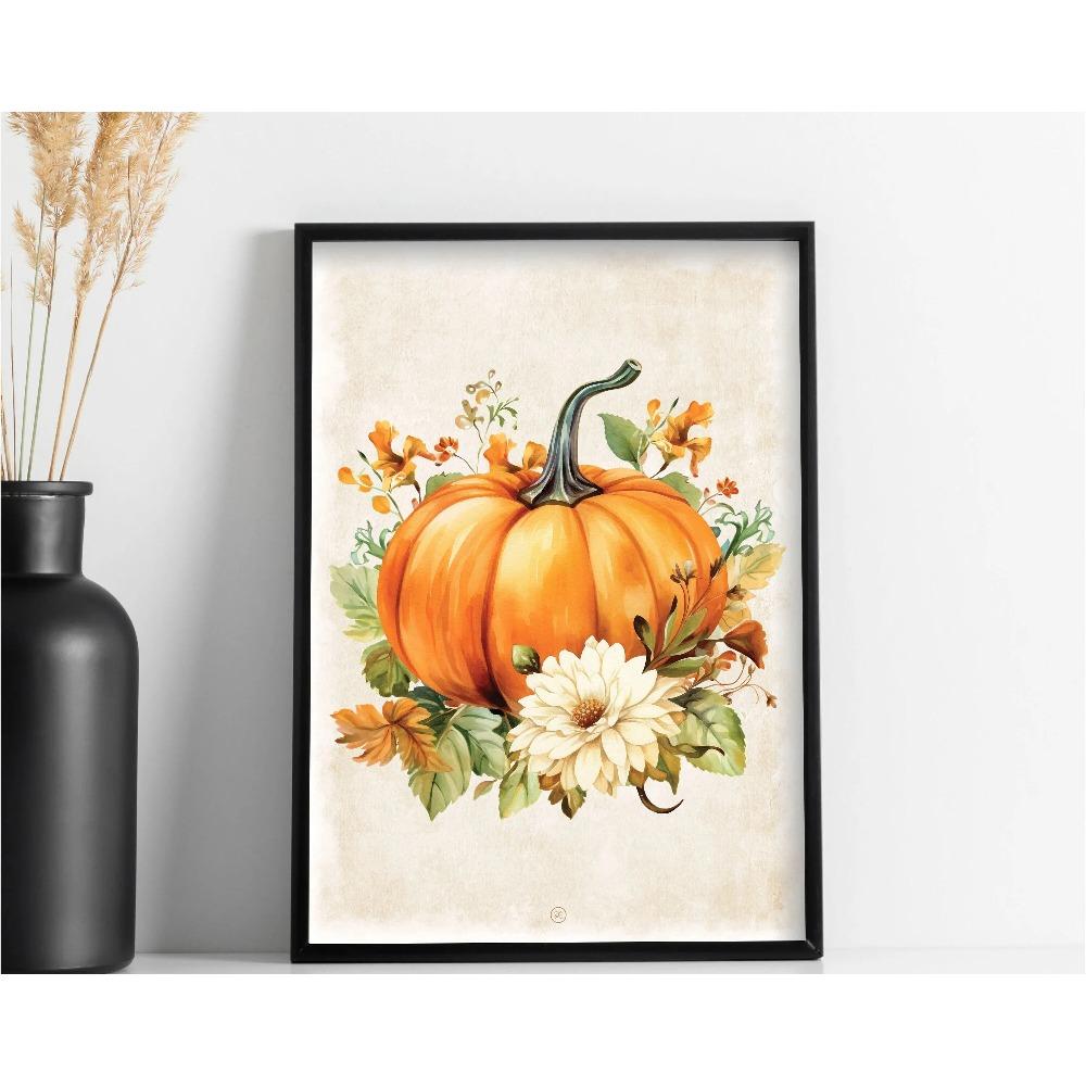 1pc Pumpkin Spice poster, Autumn poster, autumn decoration, Pumpkin, Autumn, Farm Fresh Pumpkins, autumn decoration poster,