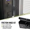 RV Entry Door Friction Hinge Kit with Screws for Entry Doors and Challenger Door Series 450 805 950 975 3000 Motorhome