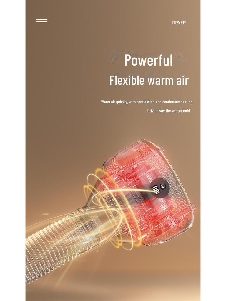 Portable 3-in-1 Foldable Air Dryer for Clothes, Shoes, and Baby Items