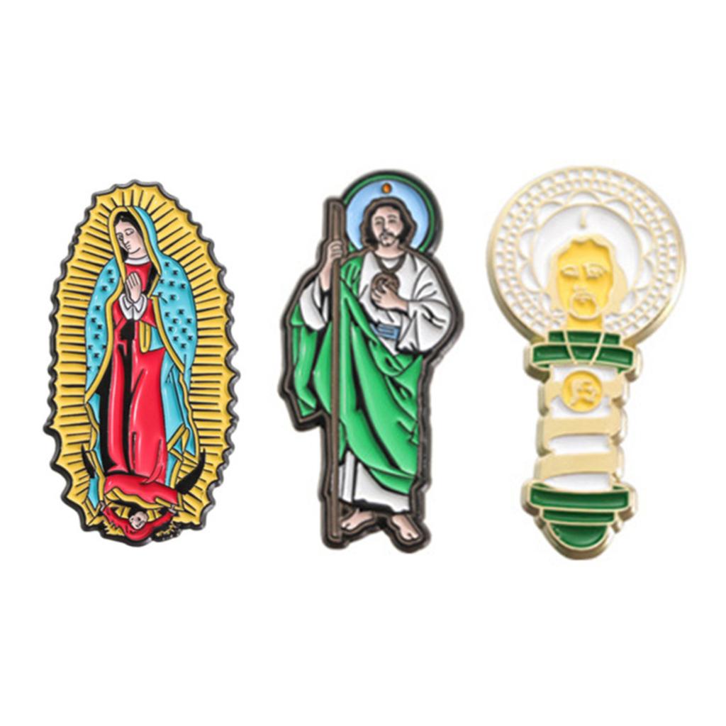 Elegante Emaille Brosche Hutclip Anstecknadel Handgefertigt Rucksack Revers Abzeichen Accessoire für Kirchenversammlungen Oder Alltagskleidung