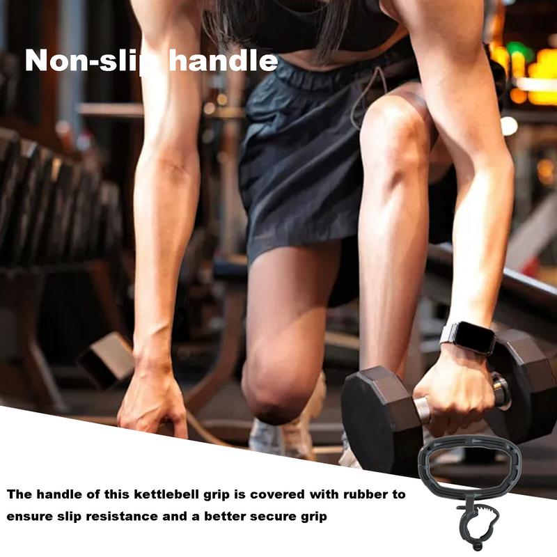 Kurzhantel zu Kettlebell Konverter Tragbarer Kettlebell Adapter Verwandelt Ihre Kurzhanteln in Kettlebells Fitnessgerät für Zuhause