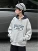 2025 Autumn/Winter Unisex Korean Style Fleece Hoodie for Medium & Large Children
