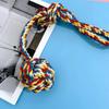 Dog Cotton Rope Toy: Pull, Hang, and Teething Ball for Training and Dental Health