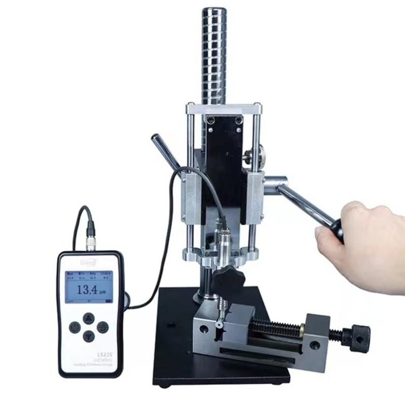 Linshang LS225+F500 Plating Thickness Tester Paint Gauge for Screws Bolts Coating Thickness of Electroplated Plating Clad Layer