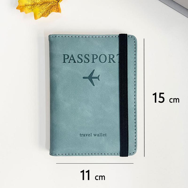 RFID ANTI Blocking Cienkie Etui na Paszport Portfel Podróżny dla Mężczyzn Kobiet Wielofunkcyjny Uchwyt na Dowód Osobisty Kartę Bankową Akcesoria