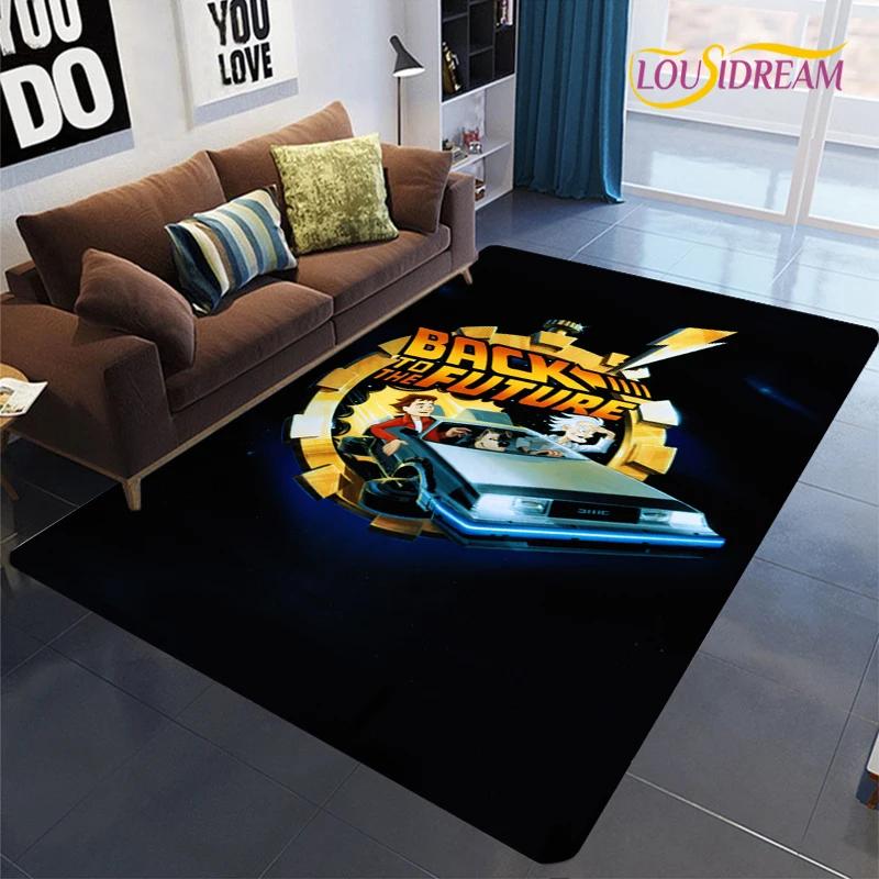 

Back To The Future Creative Area Rugs,Carpet for Living Room Bedroom Home Decorative,Kid Rug,Kitchen Bathroom Non-slip Floor Mat 40x60cm