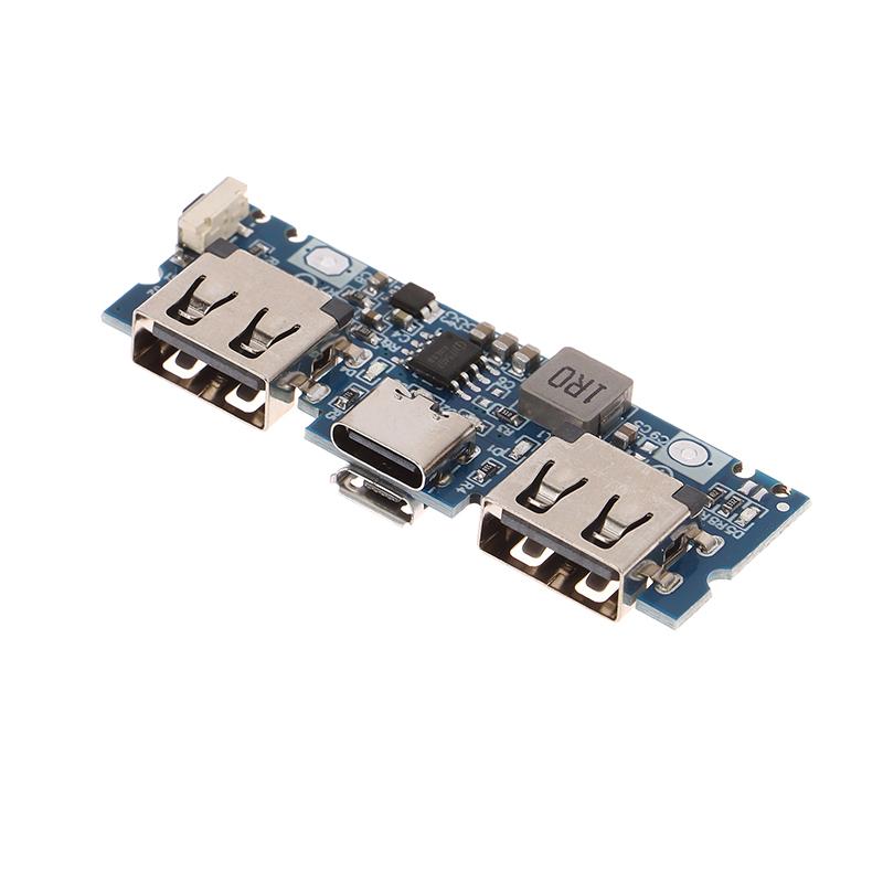 1PC Dual USB 5V Mobile Power Motherboard EDP2339 Main Control Phone Power Bank Circuit Board With LED Light DIY Accessories