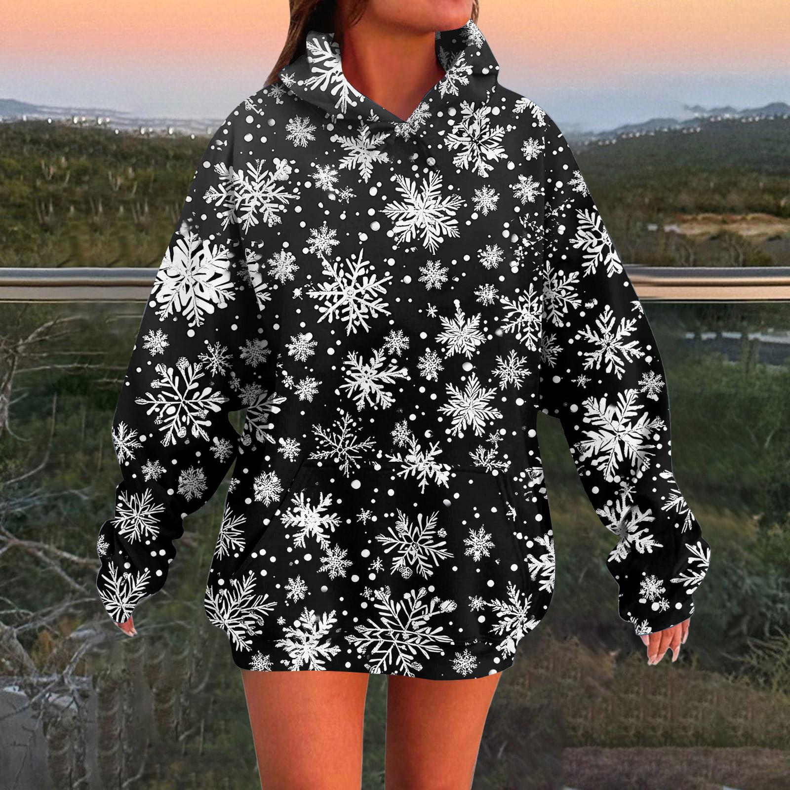 

Женские модные повседневные универсальные повседневные толстовки с круглым вырезом, топы с длинными рукавами и принтом S