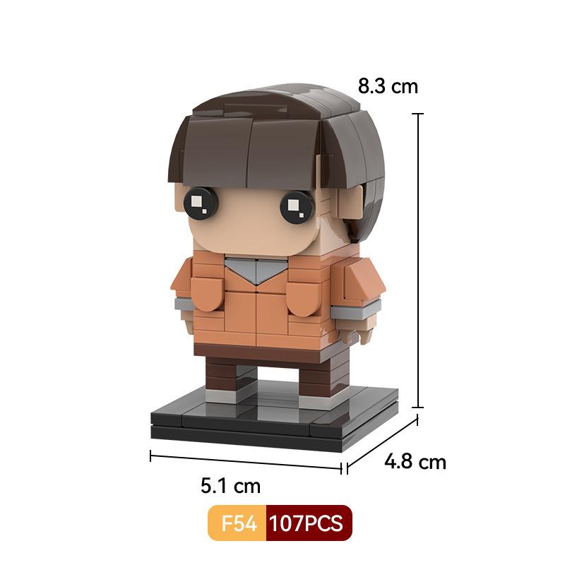 TV-Film MOC Baustein-Set Mike Dustin Eleven Bausteine Figuren Kinderspielzeug Sammlung Dinge Geburtstagsgeschenk