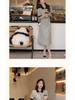 Summer 2026 European Slimming French Style Polo Collar Dress with Elegant Design