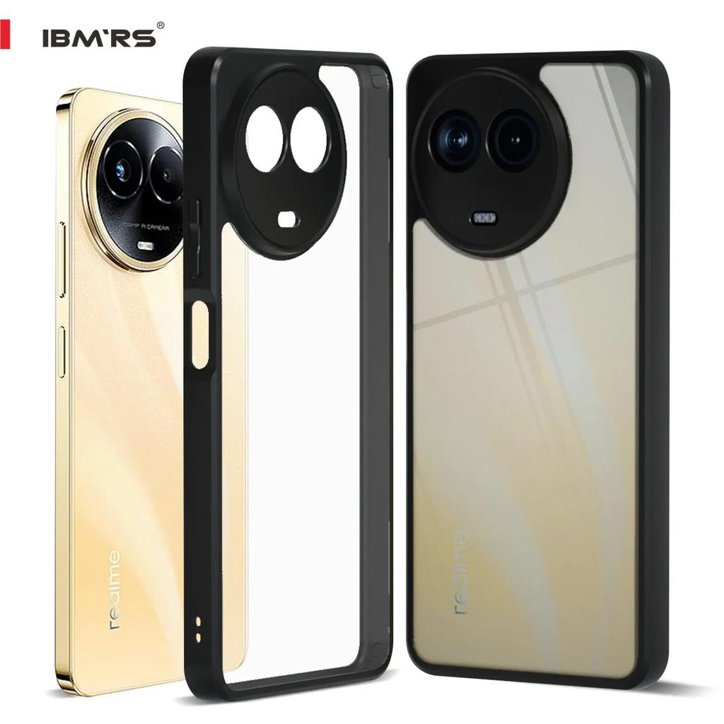 (Comes with wrist strap)Dual Coating Case for Realme 11x 5G, Anti-Fingerprint, Easy to Hold Feels, Phone Cover for Women, Men, Matte, Clear