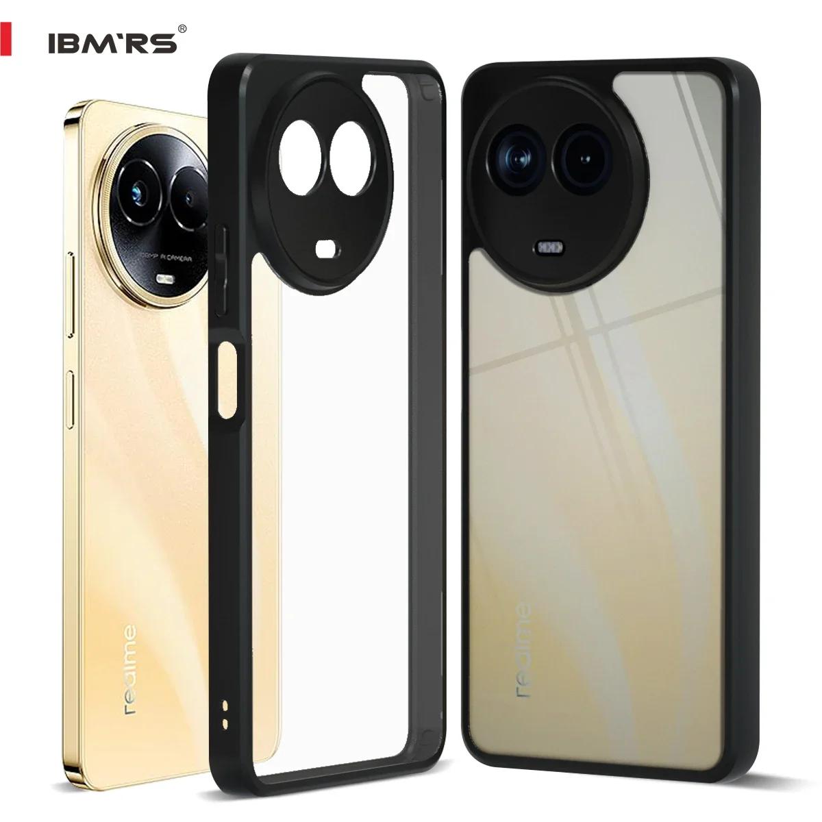 

(В комплекте ремешок на запястье)Чехол с двойным покрытием для Realme 11x 5G, защита от отпечатков пальцев, приятный на ощупь, чехол для телефона для женщин, мужчин, матовый, прозрачный transparent прозрачный