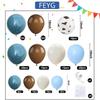 Balloon Chain Vintage Sea Blue Balloon Chain Garland Arch Set Farm Party Decoration Morandi Balloon Set