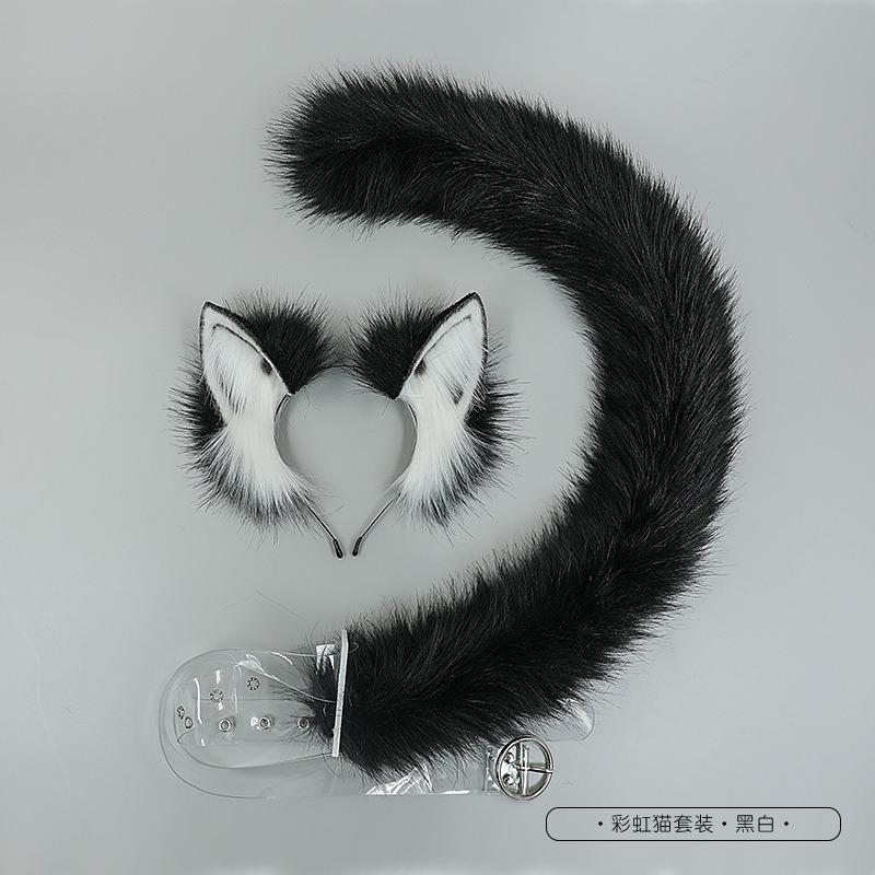 Handmade Animal Ears Headband Olita Headgear Cat Ears Fox Plush Hairpin Hair Accessories Handmade Imitation Animal Ears