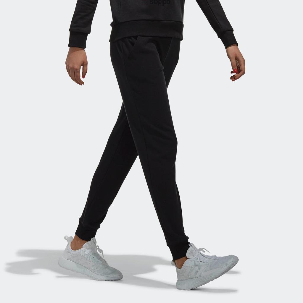 Adidas Neo Lightweight Quick-Dry Breathable Comfortable Moisture-Wicking Warm Durable Knitted Sports Pants Women bottoms Black CZ1688