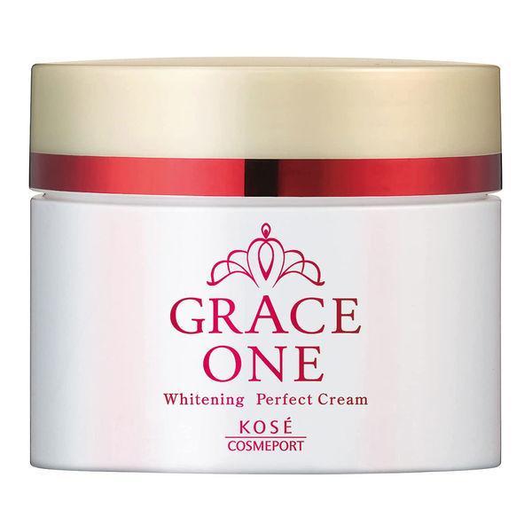 KOSE GRACE ONE All In One Perfect Gel Cream EX 100g 8in1 Function Aging Moisturizer Perfect Repair / Whitening Perfect Cream 100g