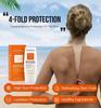 Crème solaire SPF 50, crème bloqueur solaire, Protection solaire, hydratante, pour le visage, le corps, soins de la peau, 50ml