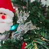 Christmas Tree With Remote Clear Ball Crystal Ball Hook, Christmas Decor With Crystal Hooks Tree Candles ,For Christmas  Decor